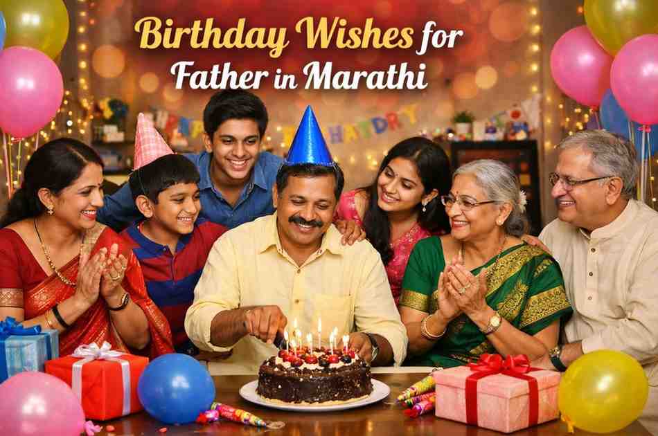 Birthday Wishes for Father in Marathi