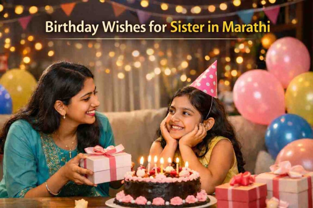 Birthday Wishes for Sister in Marathi