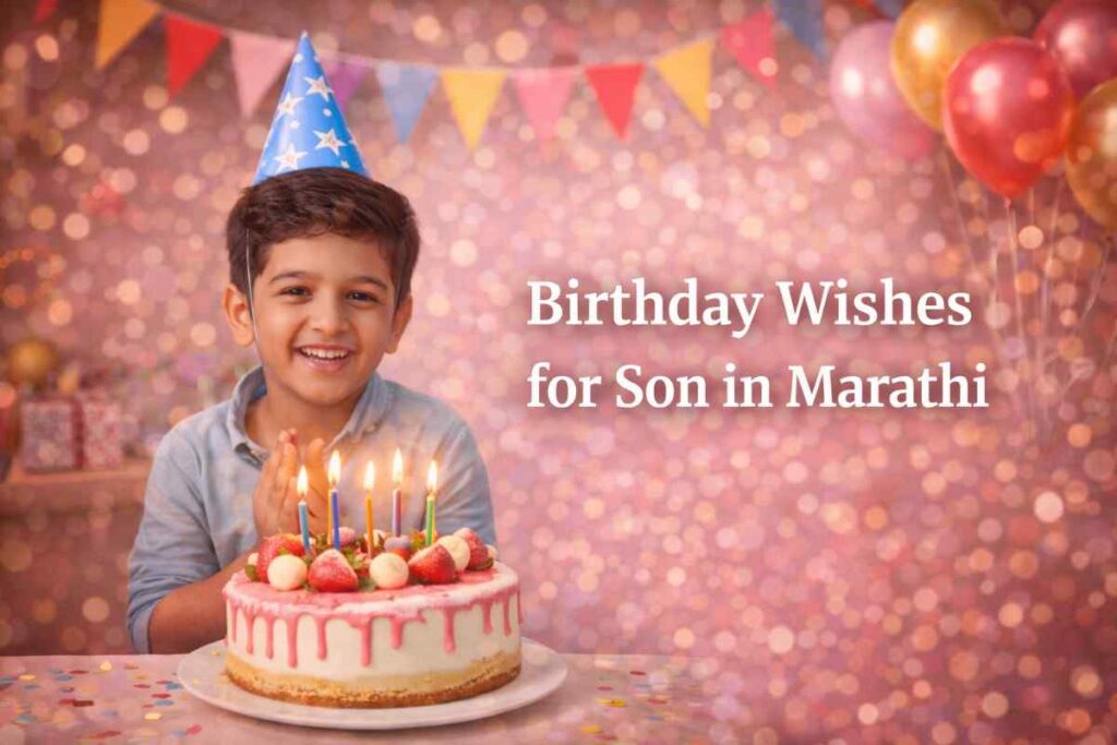 Birthday Wishes for Son in Marathi