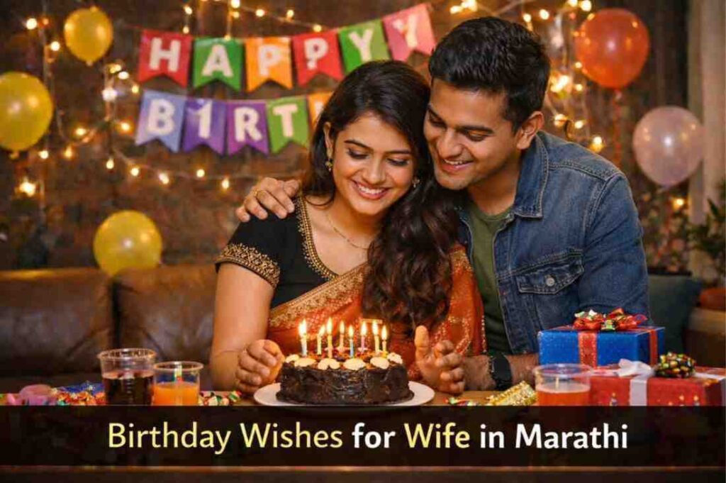 Birthday Wishes for Wife in Marathi