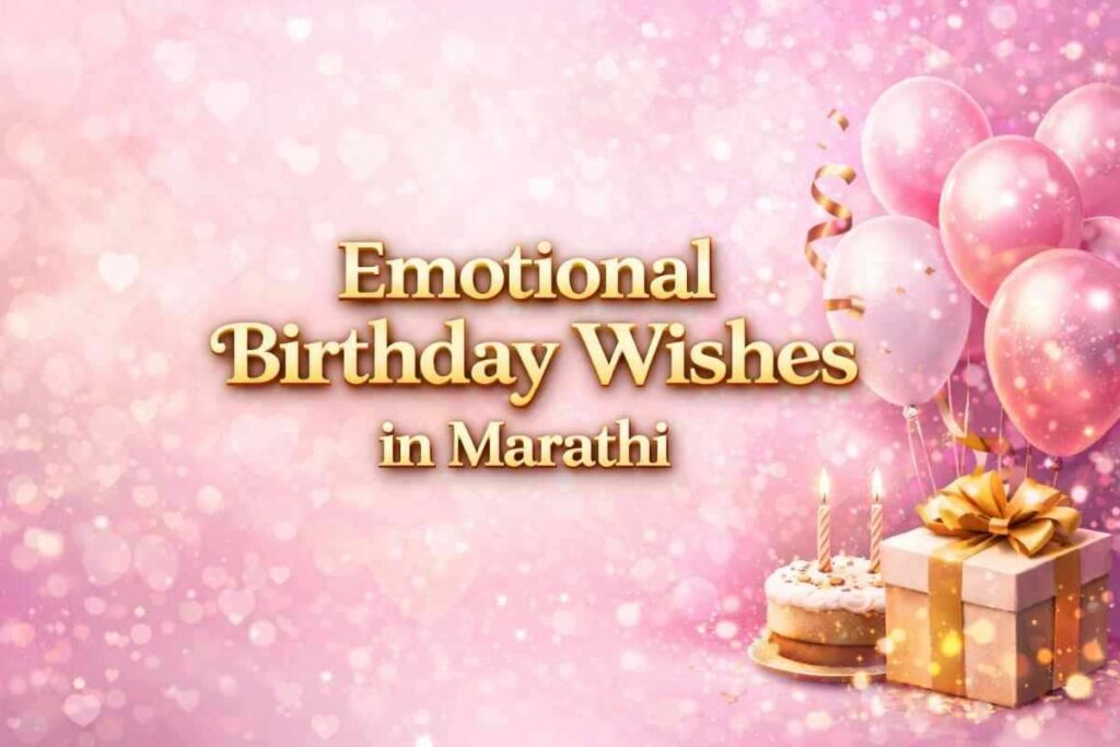 Emotional Birthday Wishes in Marathi